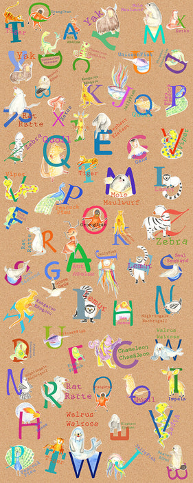 Digitaldruck Vlies Fototapete | Animals A | Z Panel | 100 x 250 cm