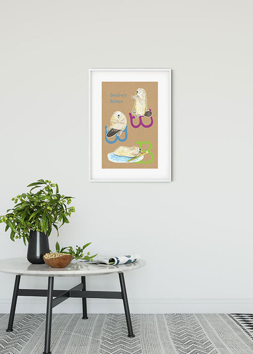 Wandbild - ABC Animal B