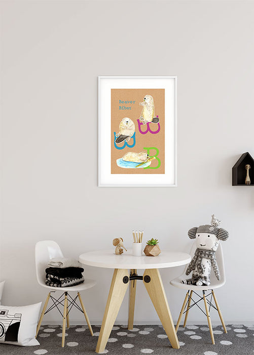 Wandbild - ABC Animal B