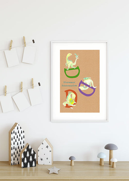 Wandbild - ABC Animal D