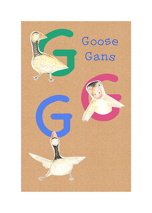 Komar NEU | Wandbild - ABC Animal G - Größe 40 x 50 cm