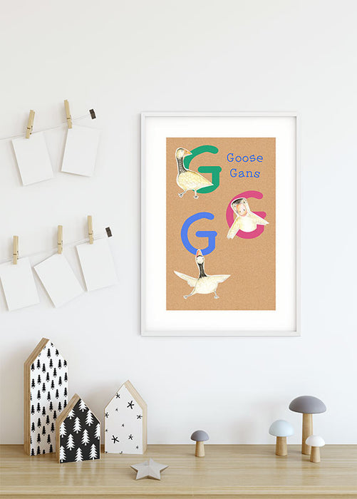 Komar NEU | Wandbild - ABC Animal G - Größe 40 x 50 cm