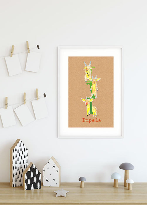 Wandbild - ABC Animal I