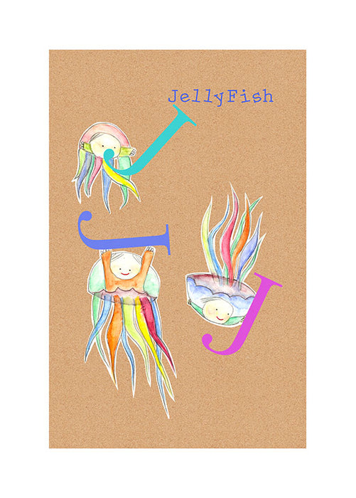 Komar NEU | Wandbild - ABC Animal J - Größe 30 x 40 cm