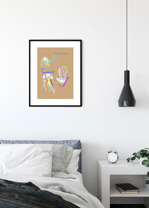 Komar NEU | Wandbild - ABC Animal J - Größe 50 x 70 cm