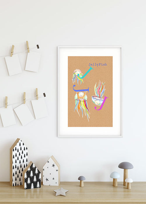 Wandbild - ABC Animal J