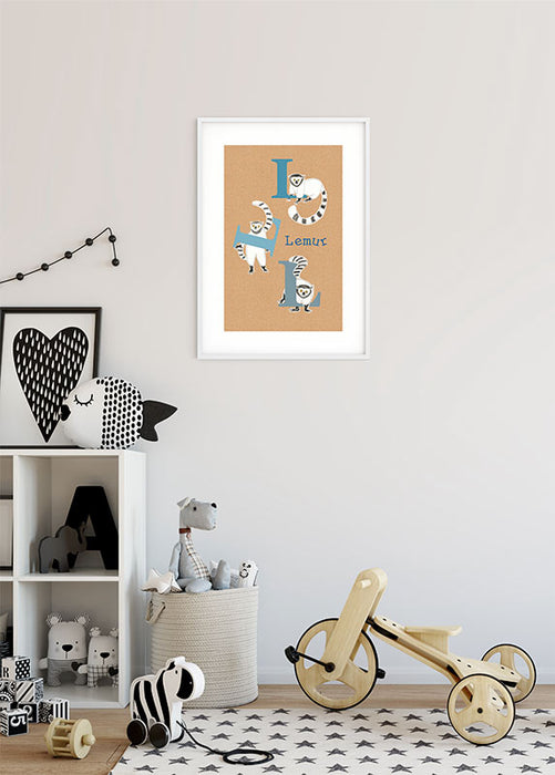 Wandbild - ABC Animal L