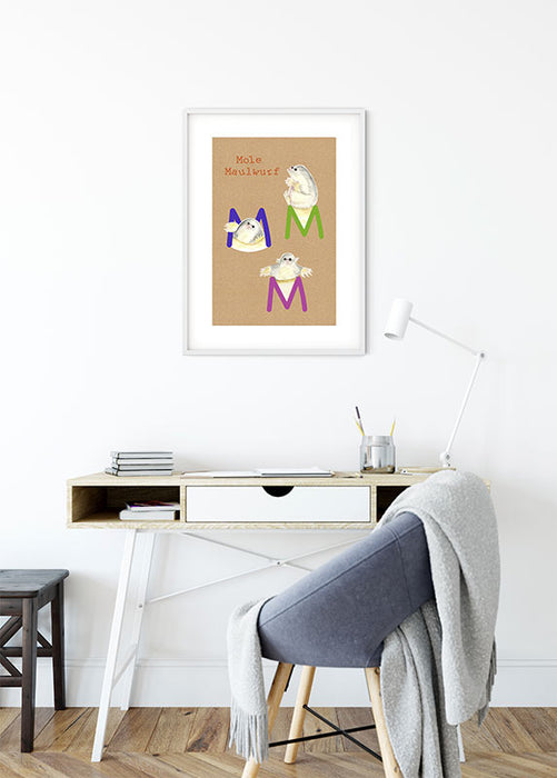 Wandbild - ABC Animal M