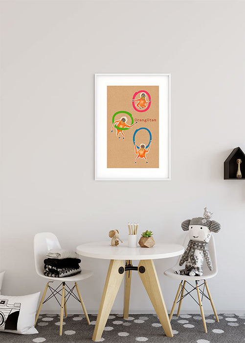 Wandbild - ABC Animal O