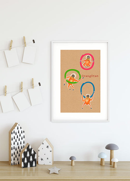 Komar NEU | Wandbild - ABC Animal O - Größe 50 x 70 cm