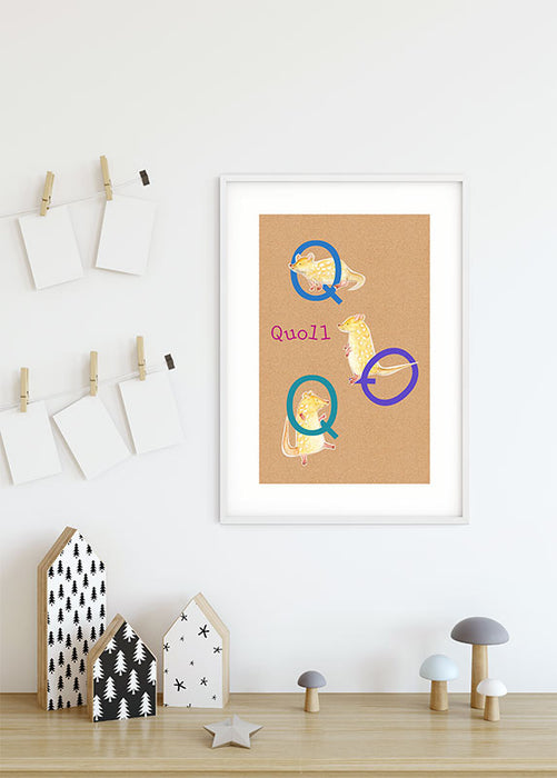 Wandbild - ABC Animal Q
