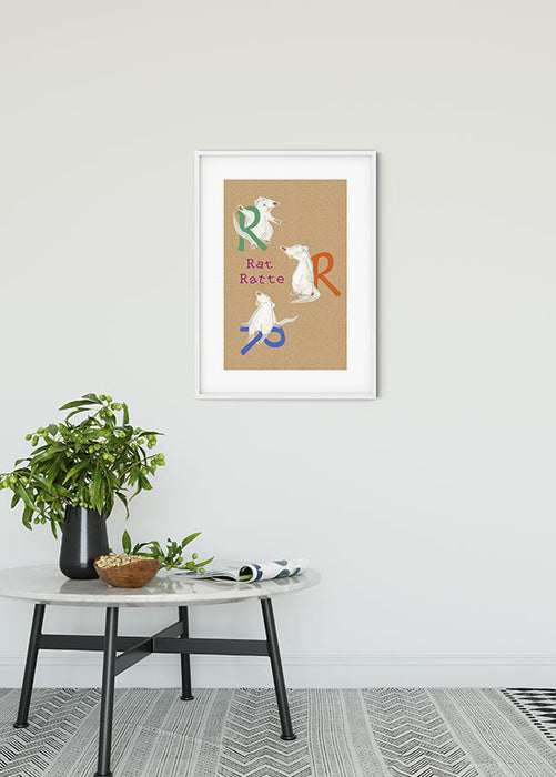 Wandbild - ABC Animal R