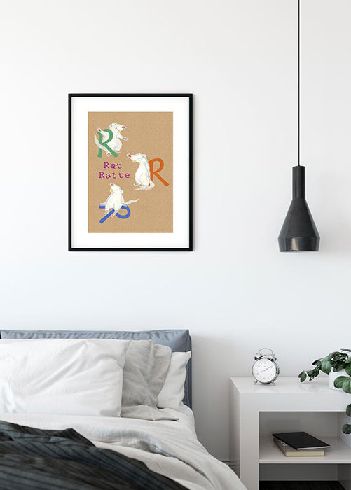Wandbild - ABC Animal R