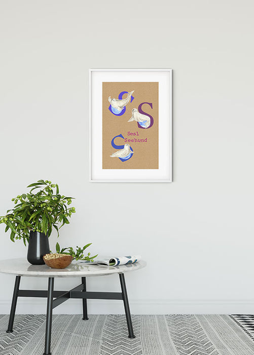 Wandbild - ABC Animal S