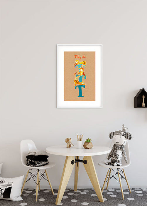 Wandbild - ABC Animal T