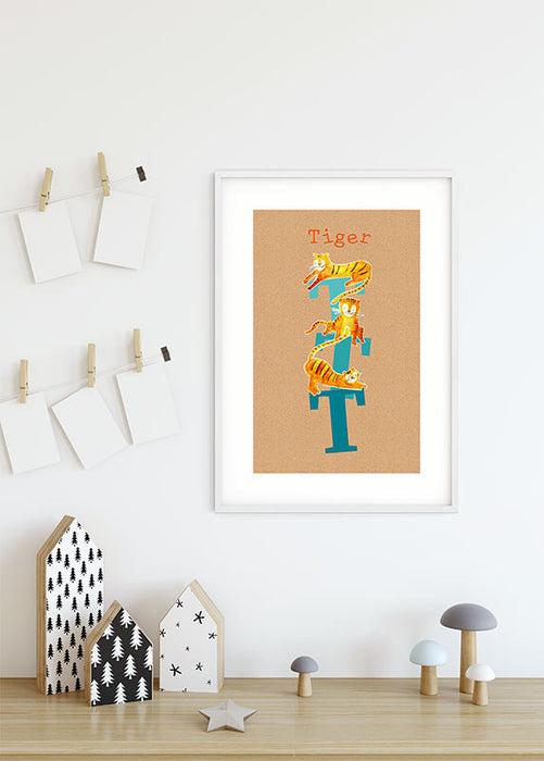 Wandbild - ABC Animal T