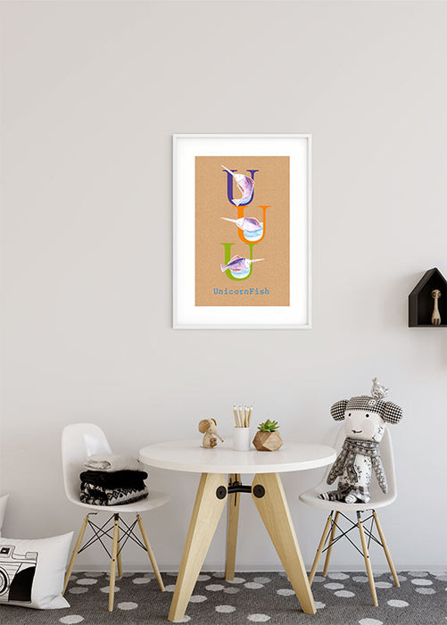 Wandbild - ABC Animal U