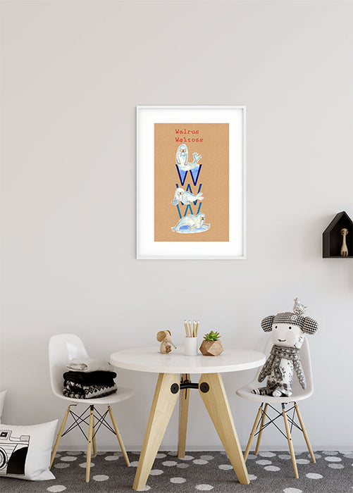Wandbild - ABC Animal W