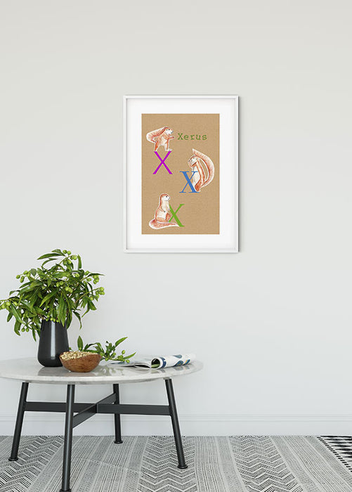 Wandbild - ABC Animal X