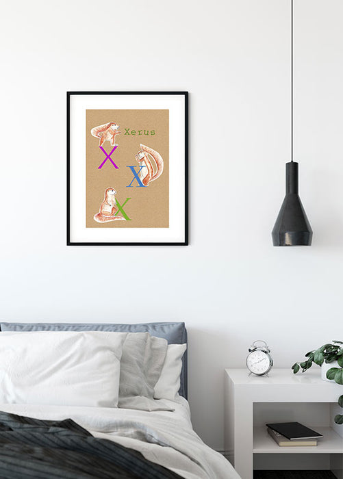 Wandbild - ABC Animal X