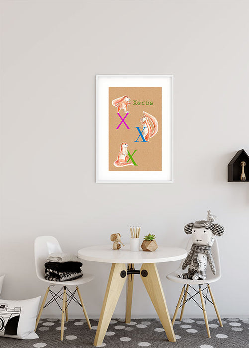 Wandbild - ABC Animal X