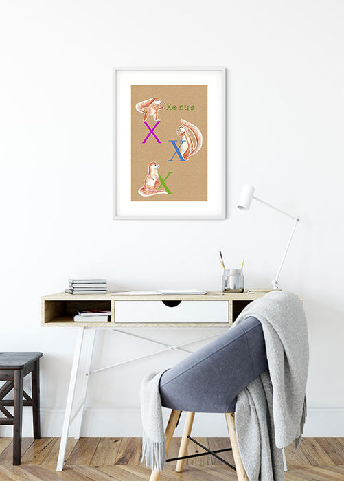 Wandbild - ABC Animal X