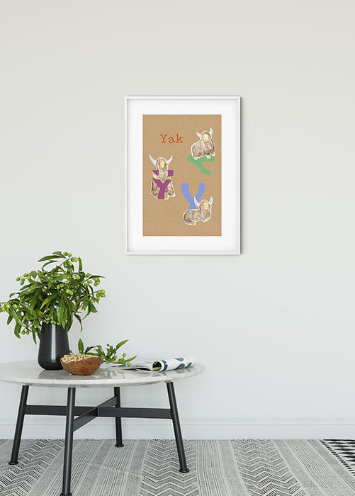 Wandbild - ABC Animal Y