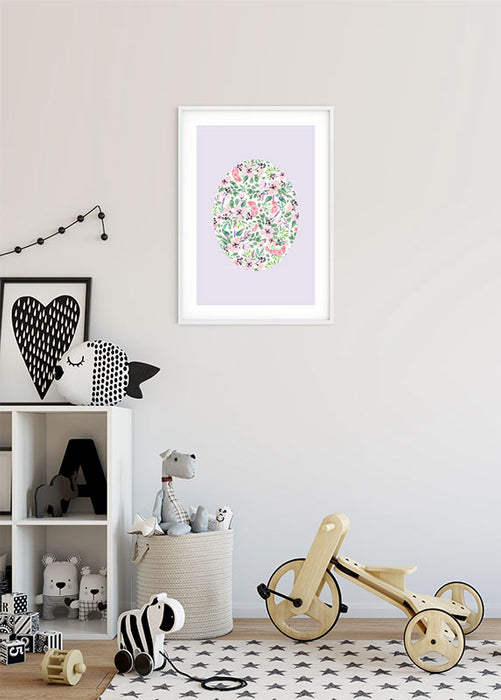 Wandbild - Shelly Patterns Lavender