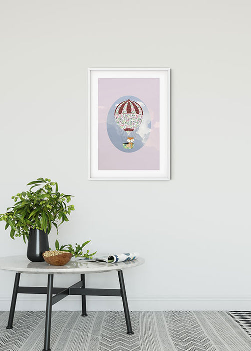 Komar NEU | Wandbild - Happy Balloon Rose - Größe 40 x 50 cm