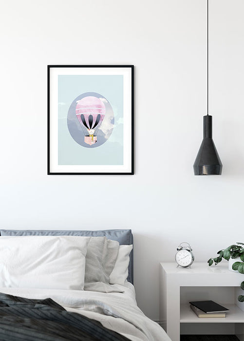 Wandbild - Happy Balloon Green