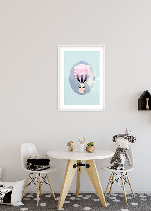 Wandbild - Happy Balloon Green