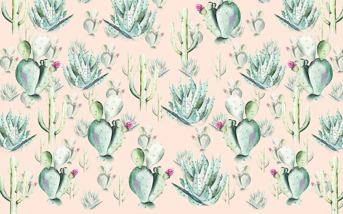 Digitaldruck Vlies Fototapete | Cactus Rose
