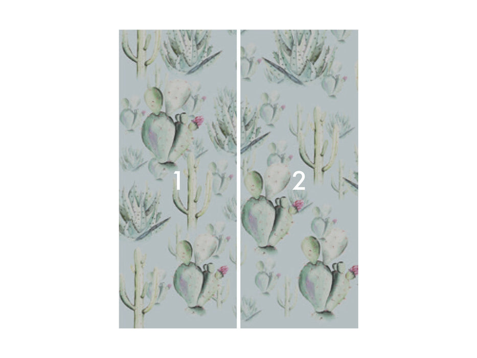 Digitaldruck Vlies Fototapete | Cactus Blue