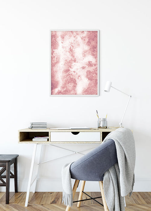 Komar NEU | Wandbild - Pink Bubbles - Größe 40 x 50 cm