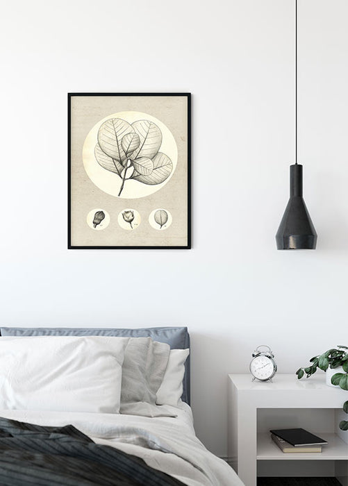 Wandbild - Transparent Leaf
