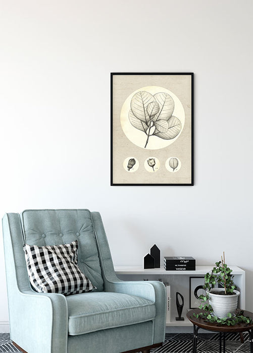 Wandbild - Transparent Leaf