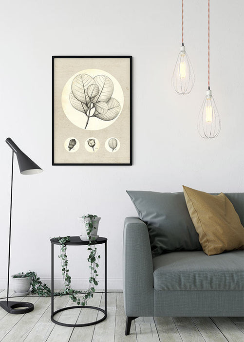 Wandbild - Transparent Leaf