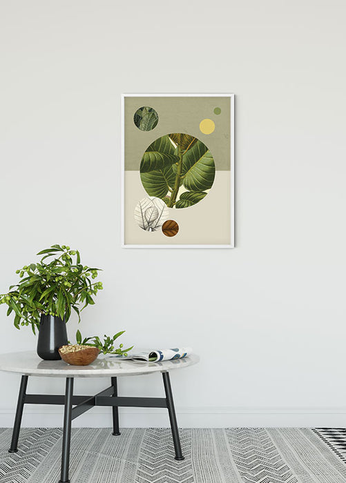 Komar NEU | Wandbild - Green Structure - Größe 30 x 40 cm