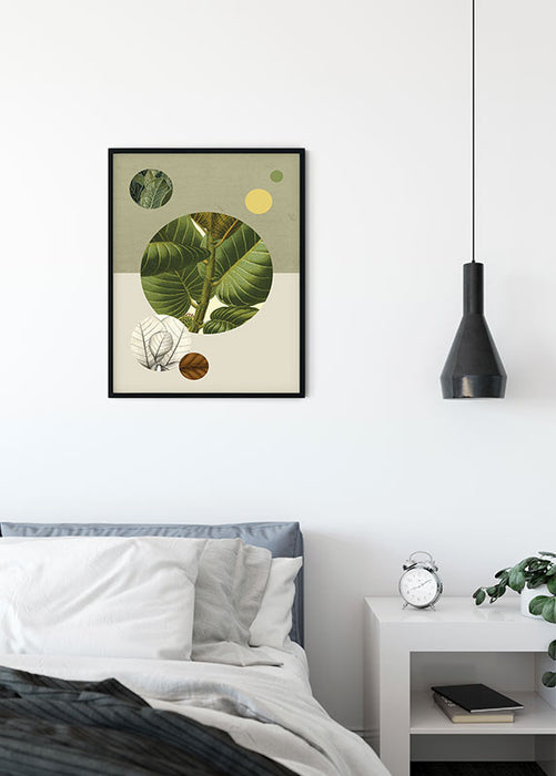 Komar NEU | Wandbild - Green Structure - Größe 40 x 50 cm