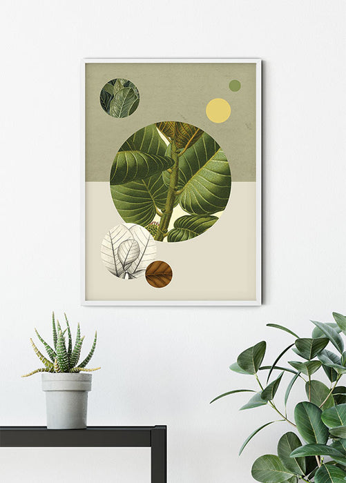 Wandbild - Green Structure