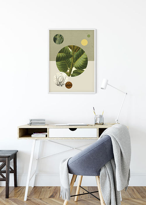 Wandbild - Green Structure