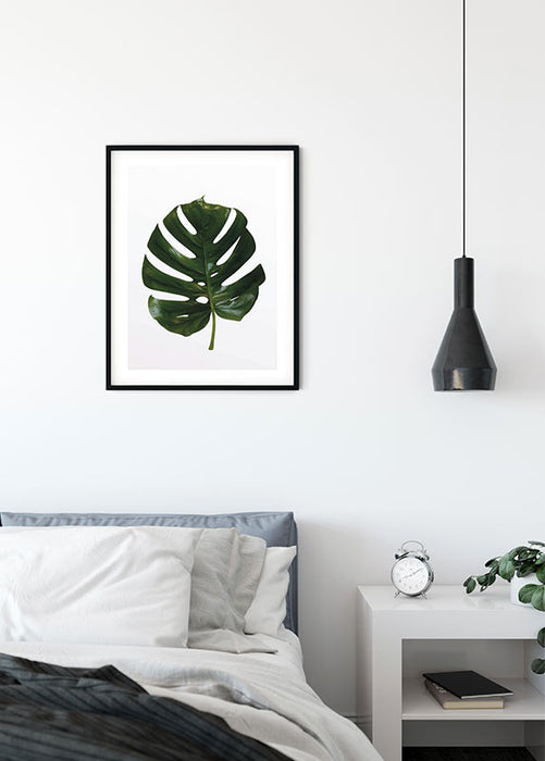 Komar NEU | Wandbild - Monstera Leaf - Größe 30 x 40 cm