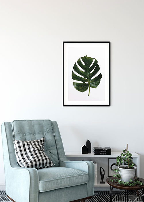 Komar NEU | Wandbild - Monstera Leaf - Größe 30 x 40 cm