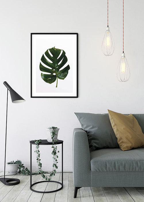 Komar NEU | Wandbild - Monstera Leaf - Größe 40 x 50 cm