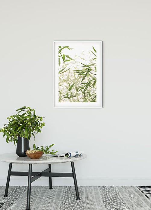 Komar NEU | Wandbild - Bamboo Leaves - Größe 30 x 40 cm