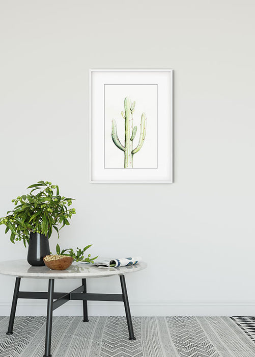 Komar NEU | Wandbild - Saguaro Watercolor - Größe 50 x 70 cm