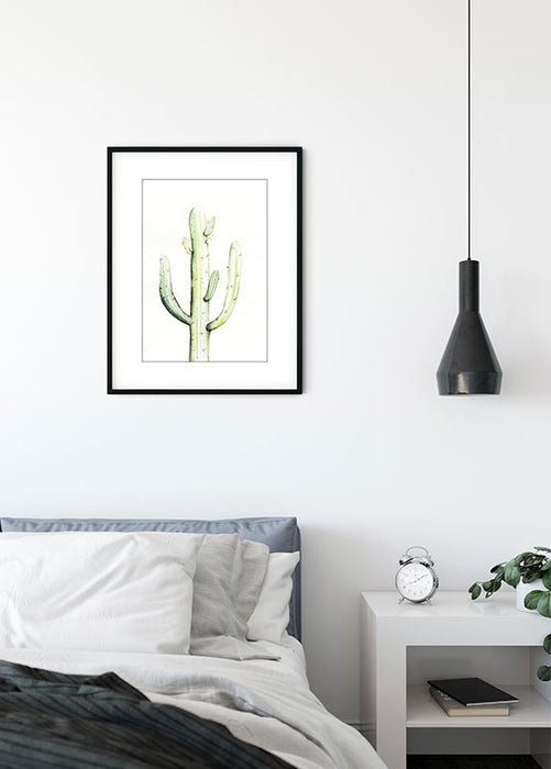 Wandbild - Saguaro Watercolor