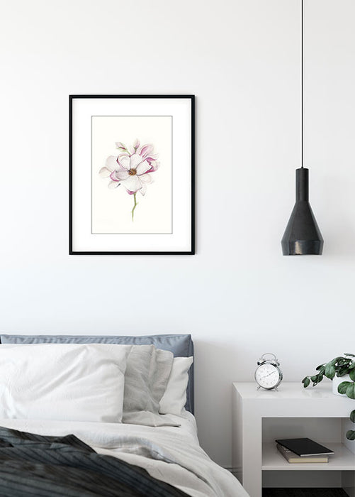 Komar NEU | Wandbild - Magnolia Blossom - Größe 40 x 50 cm