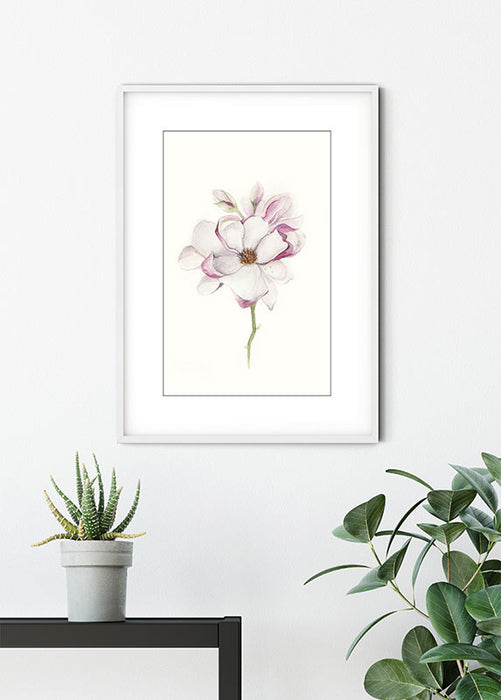 Komar NEU | Wandbild - Magnolia Blossom - Größe 30 x 40 cm