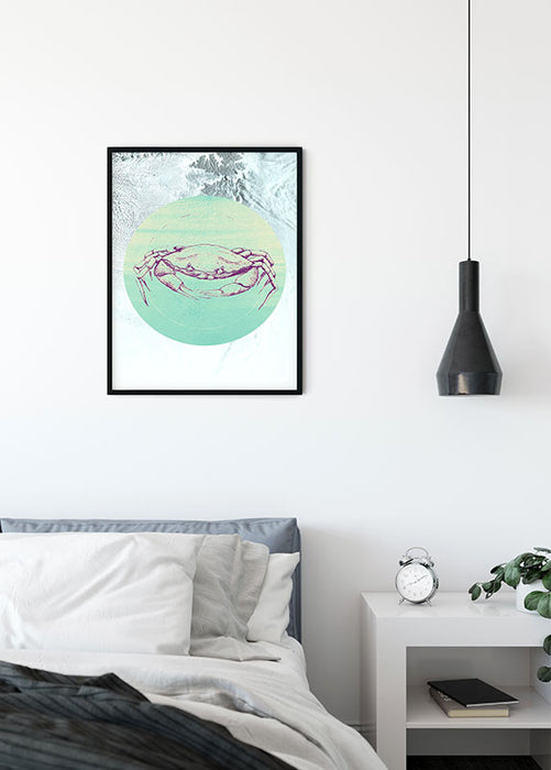 Komar NEU | Wandbild - Crab Sea - Größe 40 x 50 cm